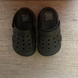 Kids Black Clogs